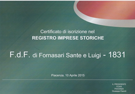 Certificazione Impresa Storica